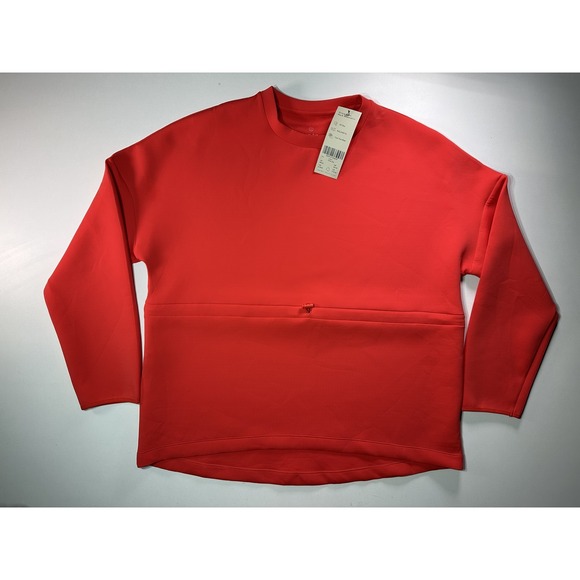 Sweaty Betty Tops - Sweaty Betty Grace Crew Neck Sweatshirt Womens Large‎ Pullover Adjustable Pentas